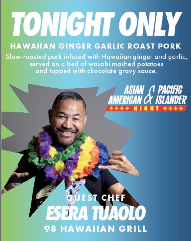 Esera Tuaolo 2026 Timberwolves guest chef